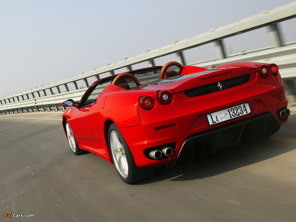 Ferrari F430 Spider 2005–09 wallpapers (1024 x 768)