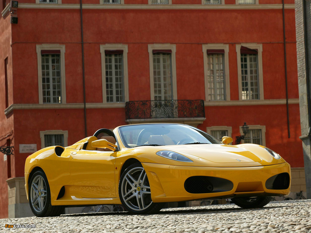 Ferrari F430 Spider 2005–09 wallpapers (1024 x 768)