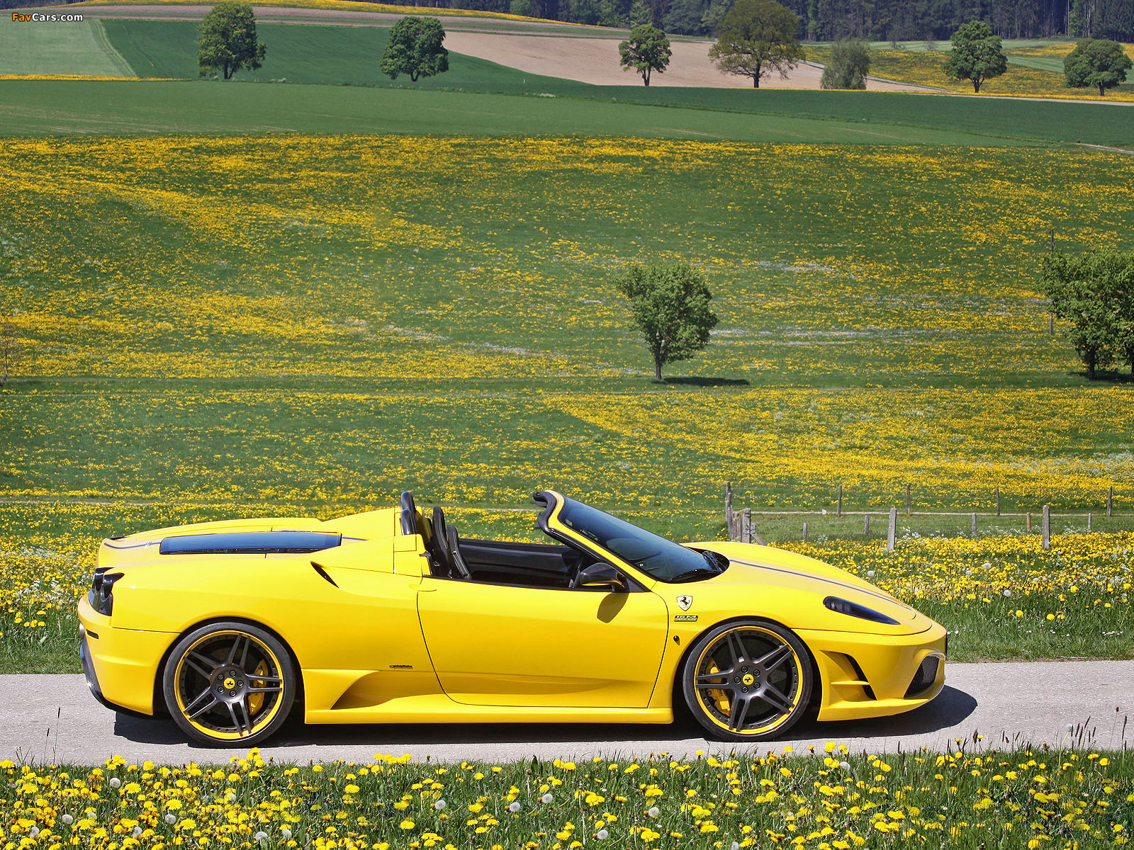 Novitec Rosso Ferrari Scuderia Spider 16M 2009 wallpapers (1600 x 1200)