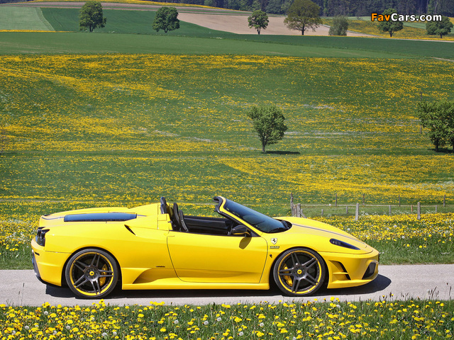 Novitec Rosso Ferrari Scuderia Spider 16M 2009 wallpapers (640 x 480)