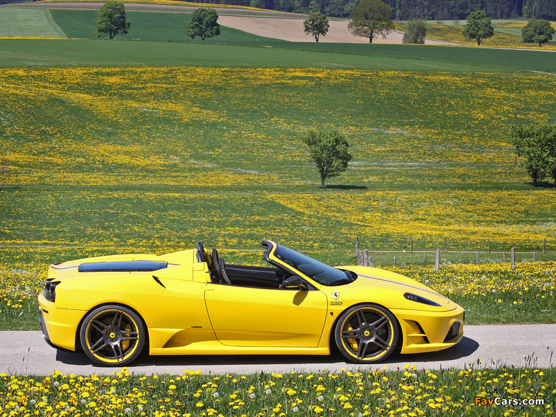 Novitec Rosso Ferrari Scuderia Spider 16M 2009 wallpapers (800 x 600)