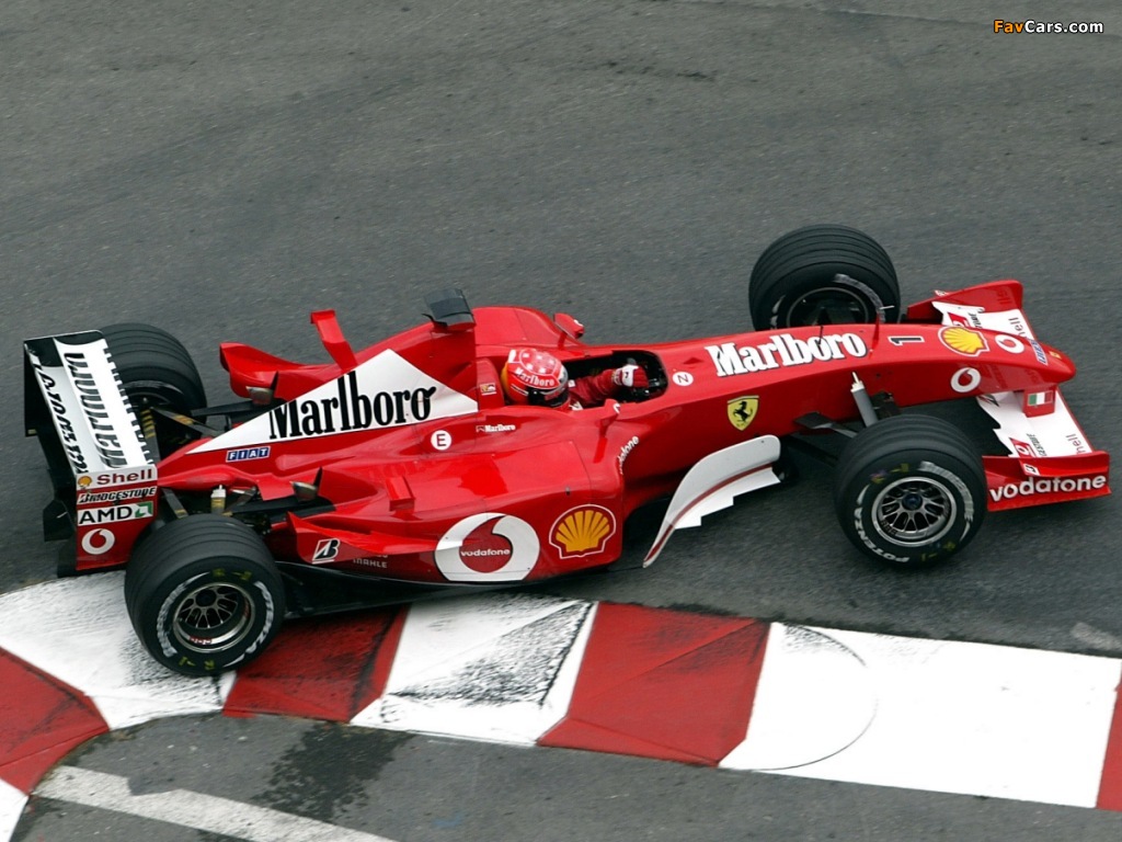 Ferrari F2002 2002 wallpapers (1024 x 768)