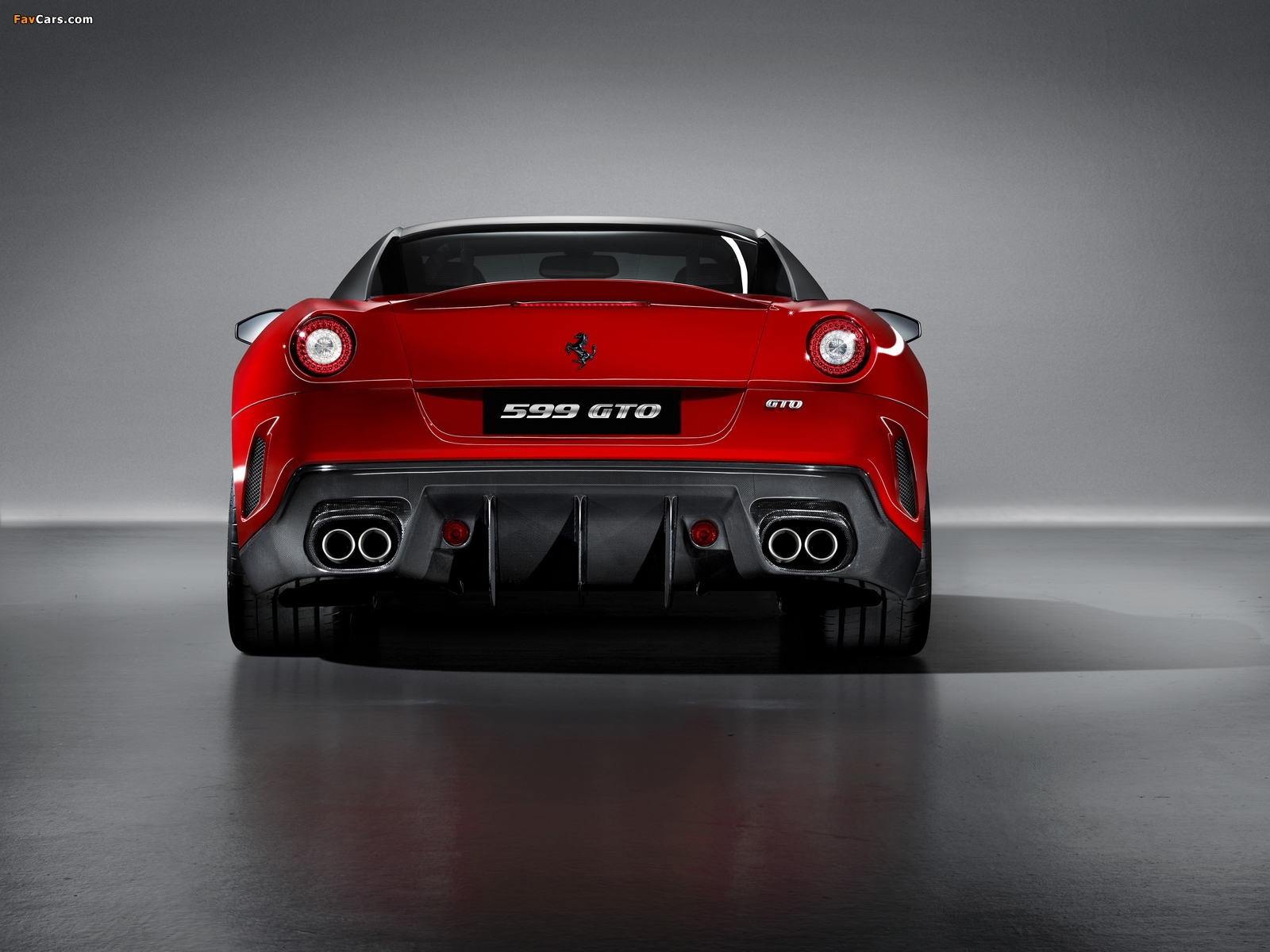 Ferrari 599 GTO 2010–12 wallpapers (1600 x 1200)