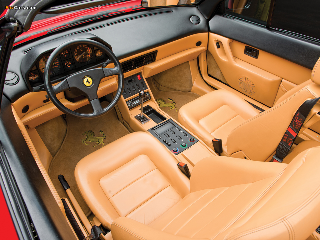 Ferrari Mondial T Cabriolet 1989–93 pictures (1024 x 768)