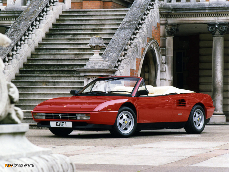 Images of Ferrari Mondial T Cabriolet UK-spec 1989–93 (800 x 600)