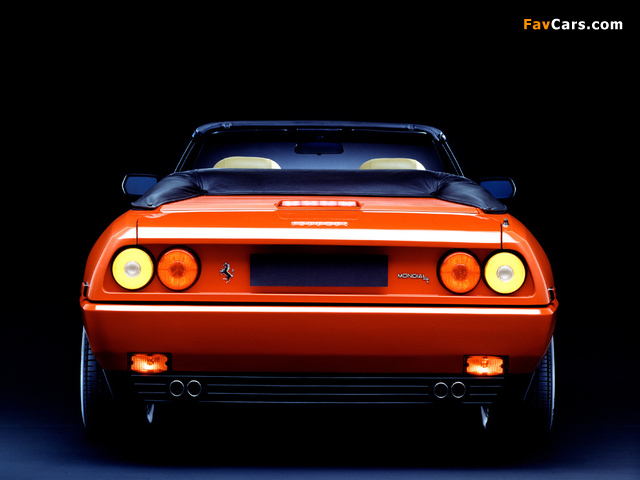 Ferrari Mondial T Cabriolet 1989–93 wallpapers (640 x 480)