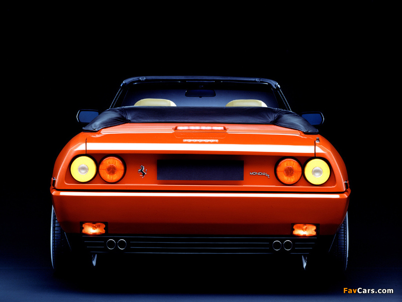 Ferrari Mondial T Cabriolet 1989–93 wallpapers (800 x 600)