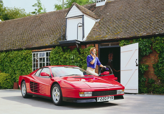 Images of Ferrari Testarossa UK-spec 1986–92