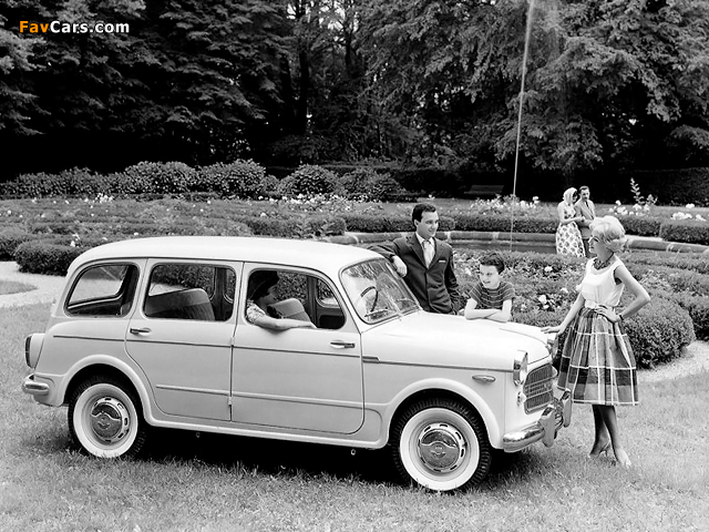 Fiat 1100 Familiare (103D) 1957–60 wallpapers (640 x 480)