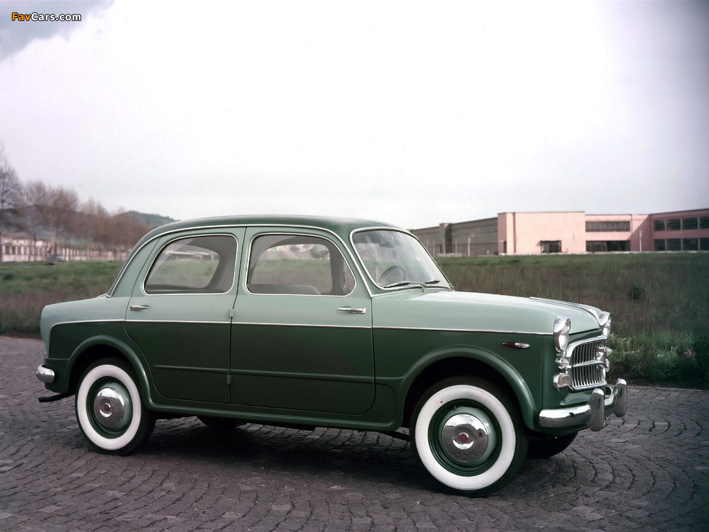 Fiat 1100 TV (103E) 1956–57 wallpapers (1024 x 768)