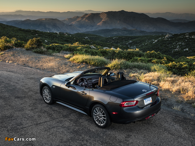 Fiat 124 Spider Classica (348) 2016 wallpapers (640 x 480)