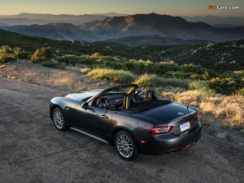 Fiat 124 Spider Classica (348) 2016 wallpapers (800 x 600)