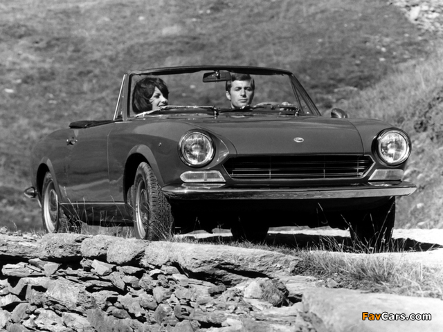 Fiat 124 Sport Spider (AS) 1966–70 wallpapers (640 x 480)