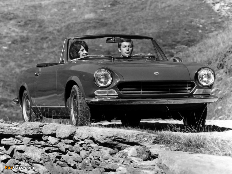 Fiat 124 Sport Spider (AS) 1966–70 wallpapers (800 x 600)