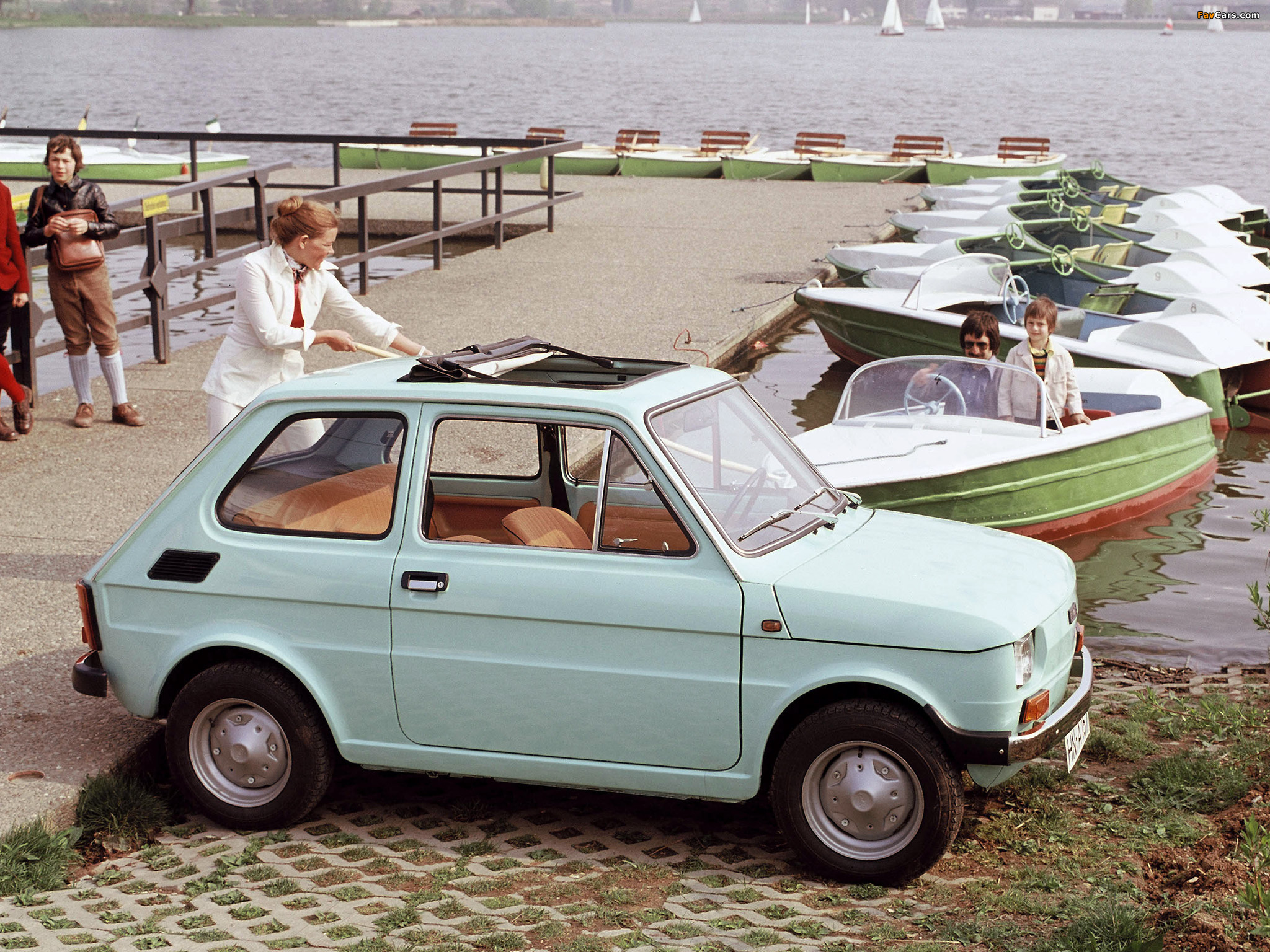 Fiat 126 Sonnendach 1972–76 wallpapers (2048 x 1536)