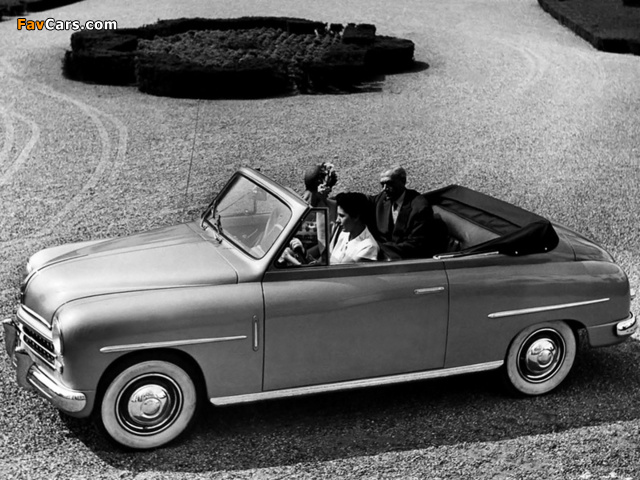 Fiat 1400 Cabriolet (101) 1950–53 pictures (640 x 480)