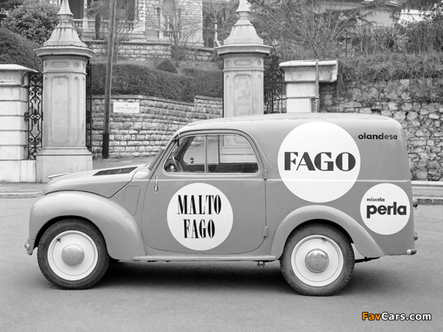 Fiat 500 C Topolino Furgoncino 1949–55 photos (640 x 480)