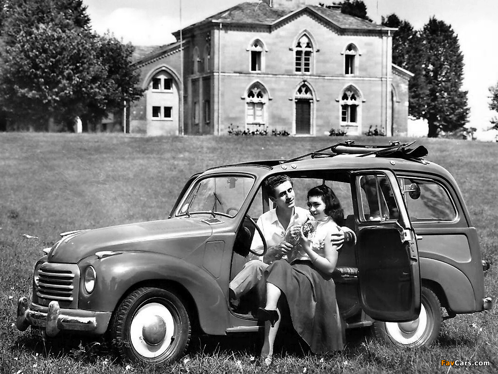Fiat 500 C Topolino Belvedere 1951–55 wallpapers (1024 x 768)