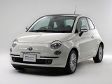 Fiat 500 Lounge JP-spec 2008 images