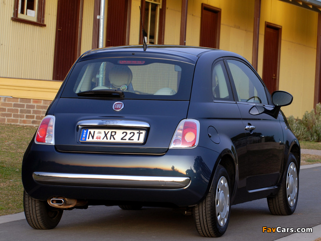 Fiat 500 AU-spec 2008 images (640 x 480)