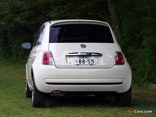 Fiat 500 Sport JP-spec 2008 images (640 x 480)