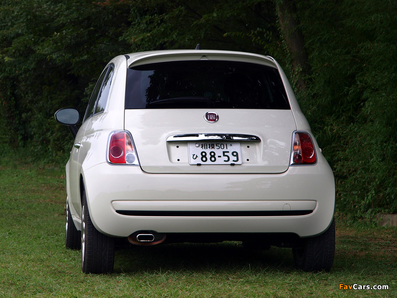 Fiat 500 Sport JP-spec 2008 images (800 x 600)