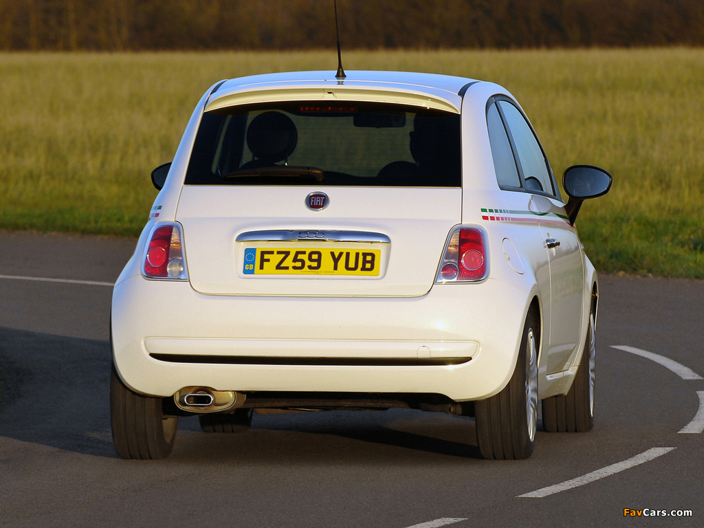 Fiat 500 UK-spec 2008 images (1024 x 768)