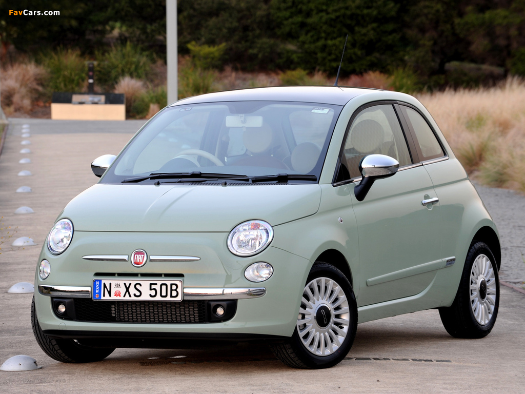 Fiat 500 AU-spec 2008 photos (1024 x 768)