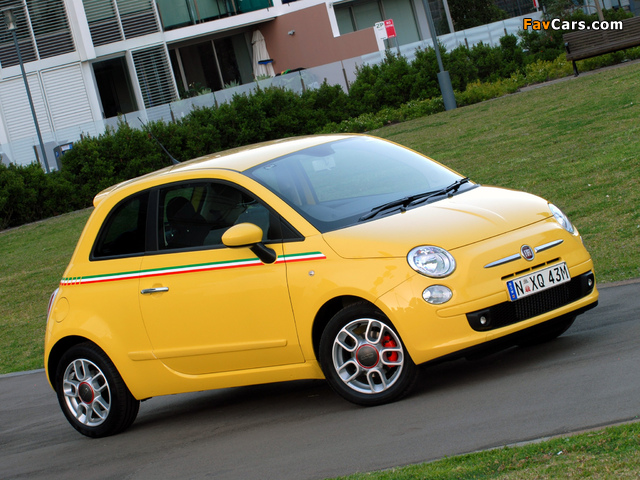 Fiat 500 Sport AU-spec 2008–12 pictures (640 x 480)