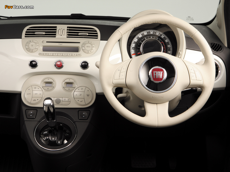 Fiat 500 Lounge JP-spec 2008 pictures (800 x 600)