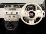 Fiat 500 Lounge JP-spec 2008 pictures