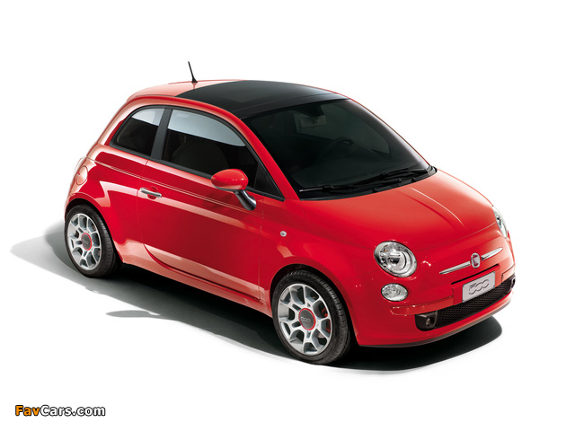 Fiat 500 Ferrari 2008 wallpapers (640 x 480)