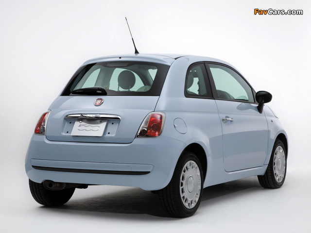 Fiat 500 Pop JP-spec 2008 wallpapers (640 x 480)