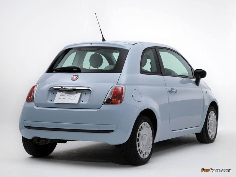 Fiat 500 Pop JP-spec 2008 wallpapers (800 x 600)