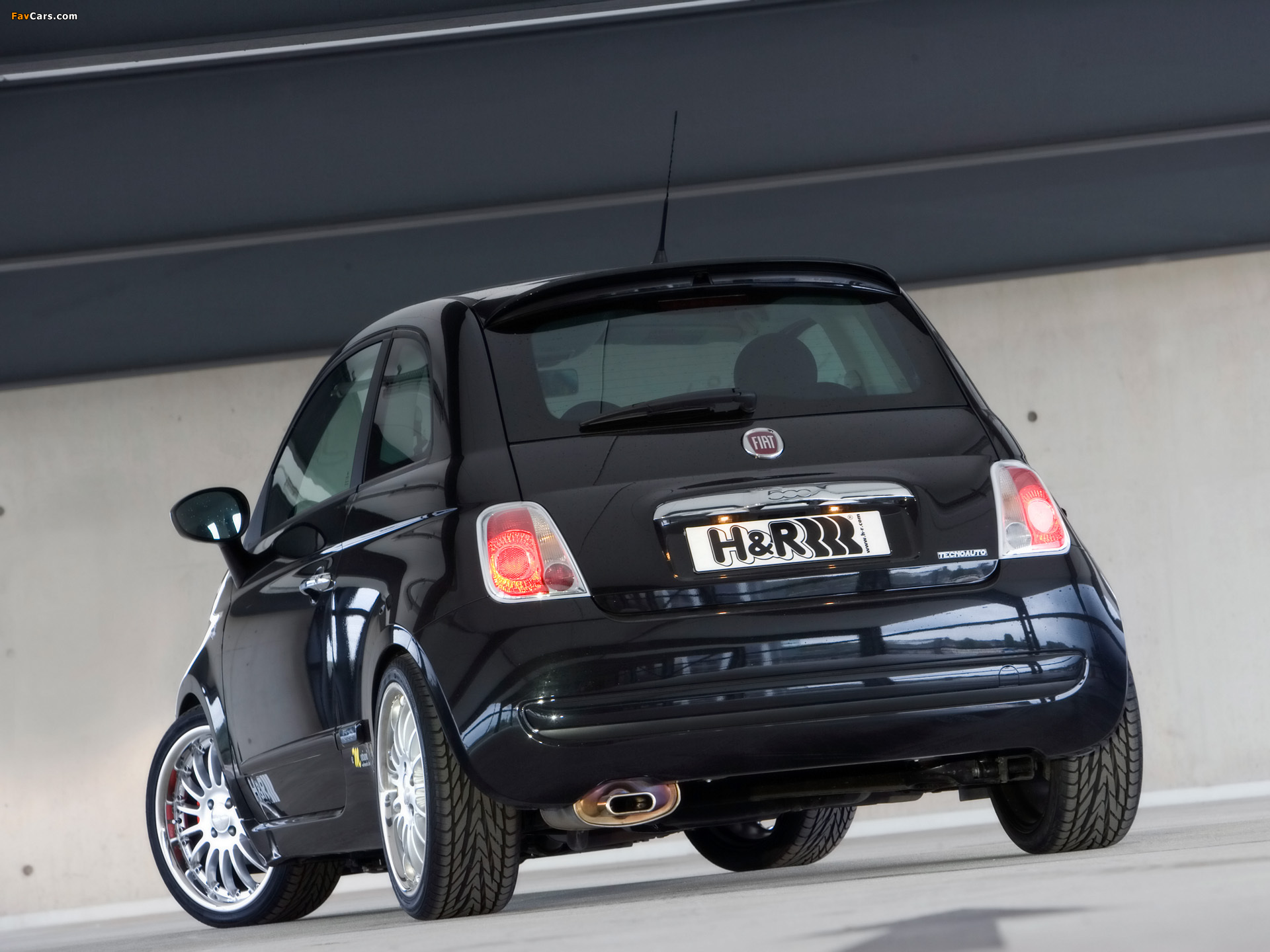 H&R Fiat 500 2008 wallpapers (1920 x 1440)
