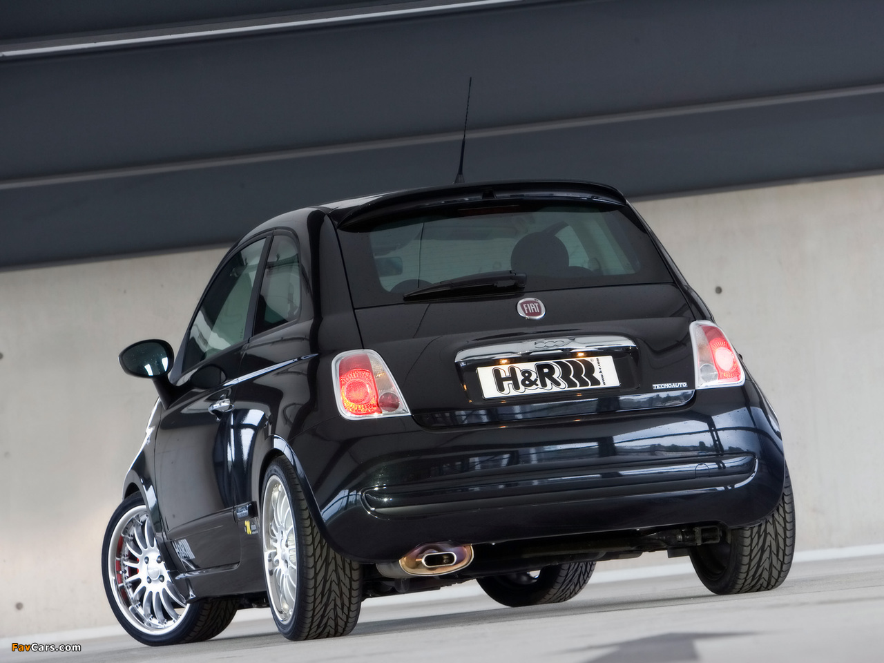 H&R Fiat 500 2008 wallpapers (1280 x 960)