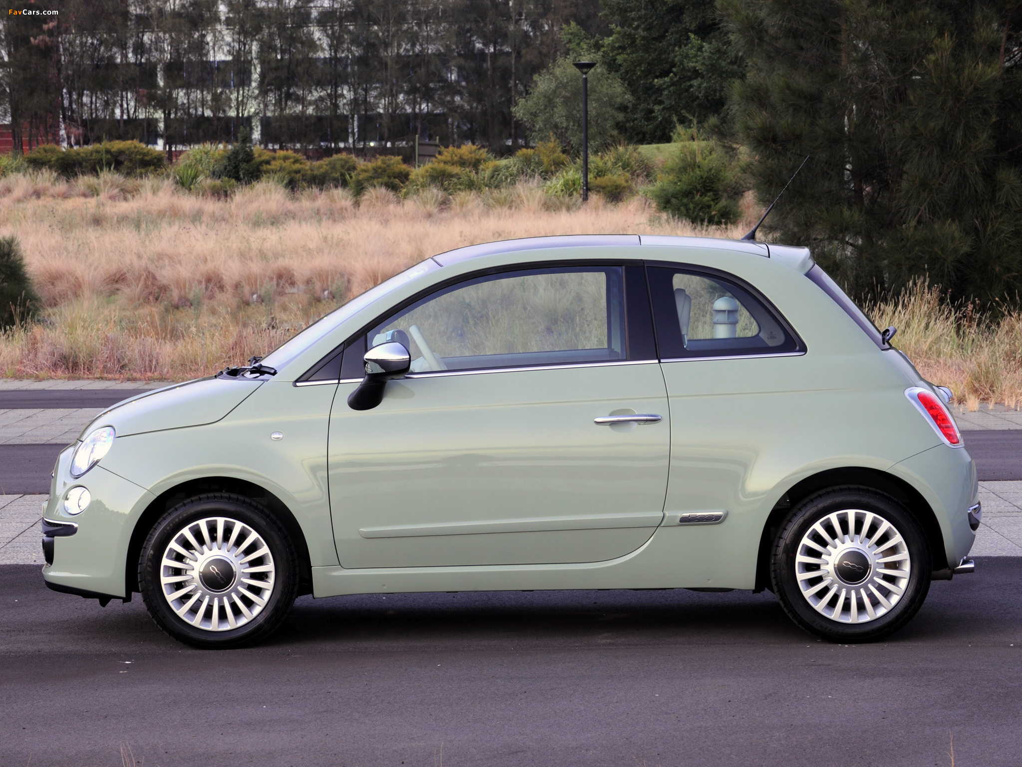 Fiat 500 AU-spec 2008 wallpapers (2048 x 1536)