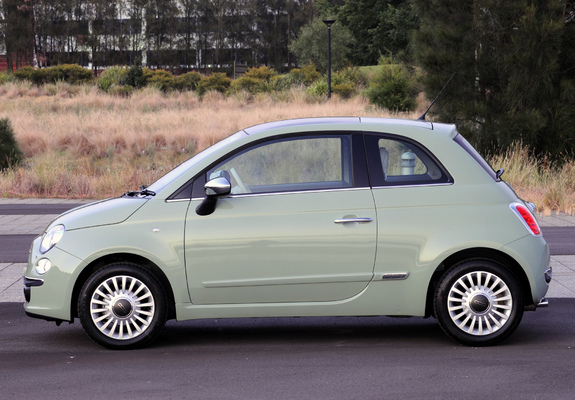 Fiat 500 AU-spec 2008 wallpapers