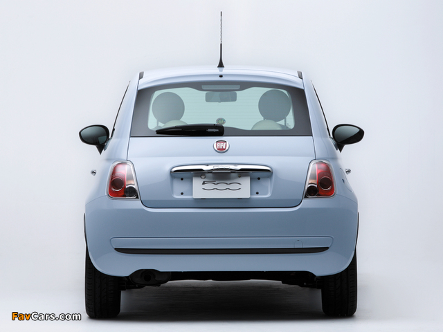 Fiat 500 Pop JP-spec 2008 wallpapers (640 x 480)