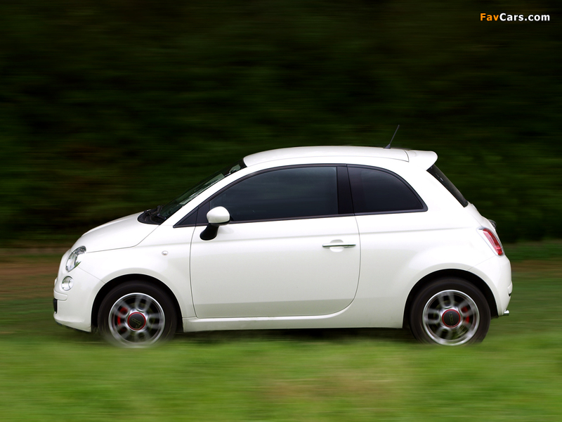 Fiat 500 Sport JP-spec 2008 wallpapers (800 x 600)