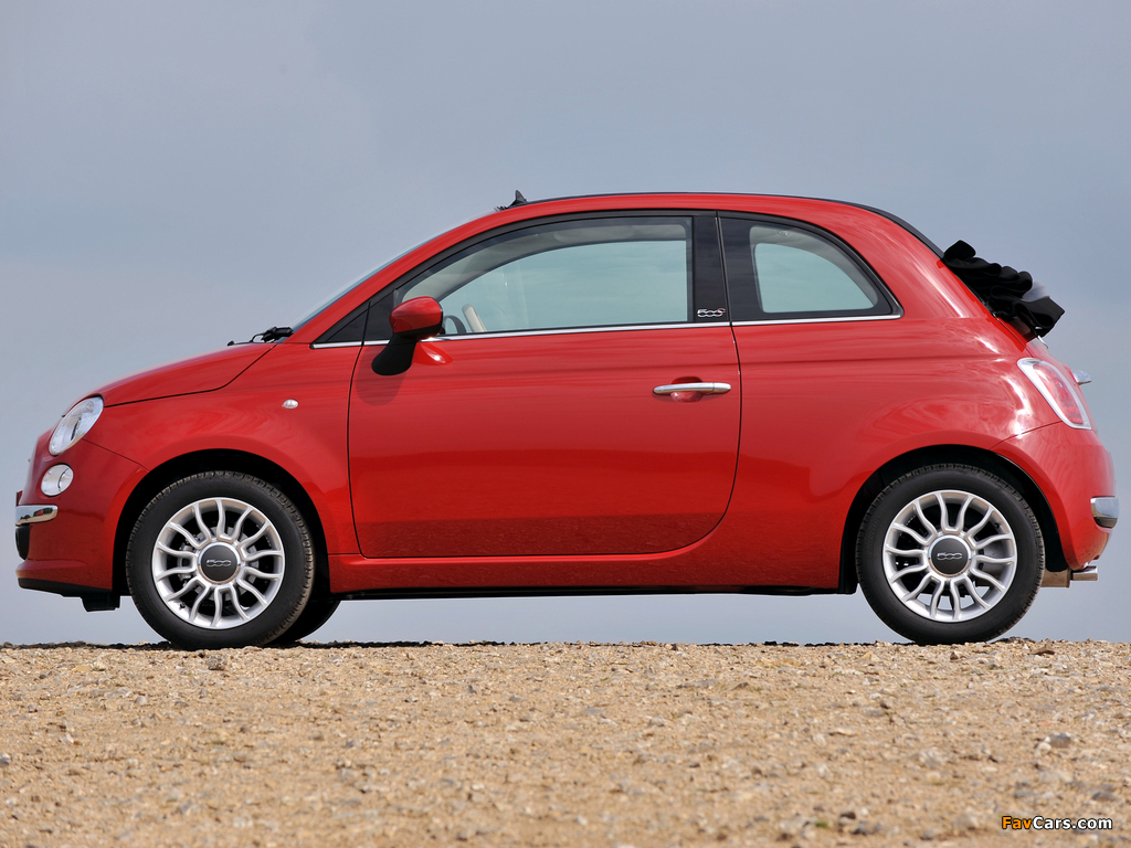 Fiat 500C UK-spec 2009 images (1024 x 768)
