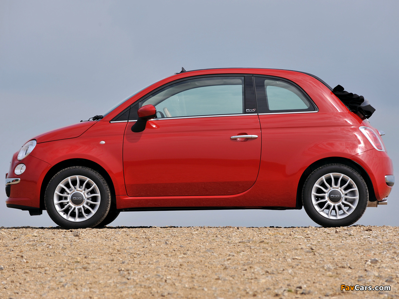 Fiat 500C UK-spec 2009 images (800 x 600)