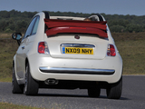 Fiat 500C UK-spec 2009 photos