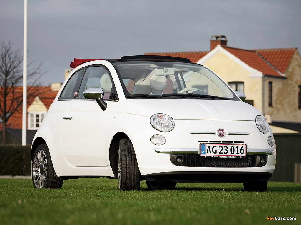 Fiat 500C Danmark Opening Edition 2009 photos (1024 x 768)