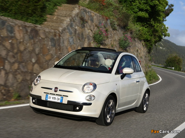 Fiat 500C 2009 pictures (640 x 480)
