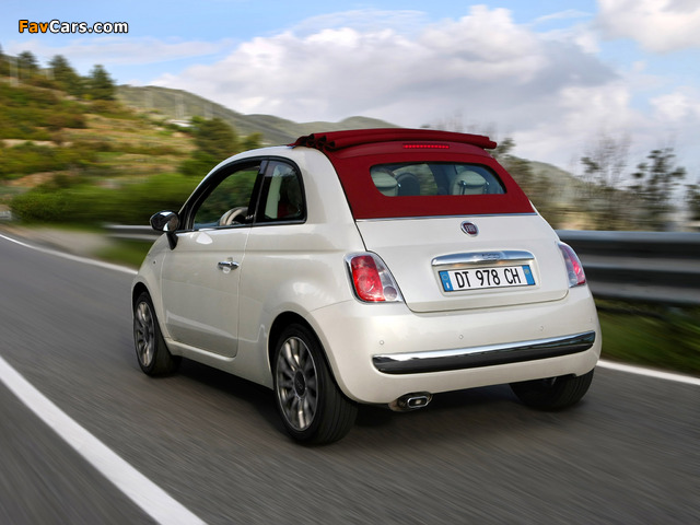 Fiat 500C 2009 pictures (640 x 480)