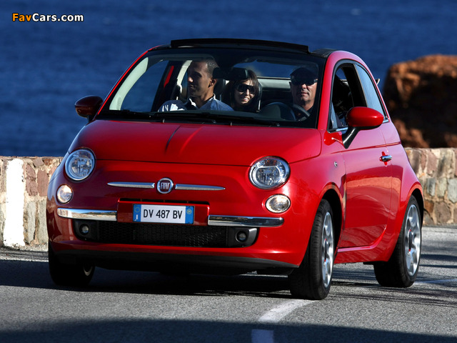 Fiat 500C 2009 pictures (640 x 480)