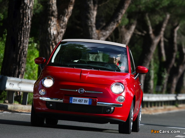 Fiat 500C 2009 wallpapers (640 x 480)