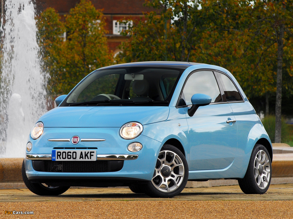 Fiat 500 TwinAir UK-spec 2010 images (1024 x 768)