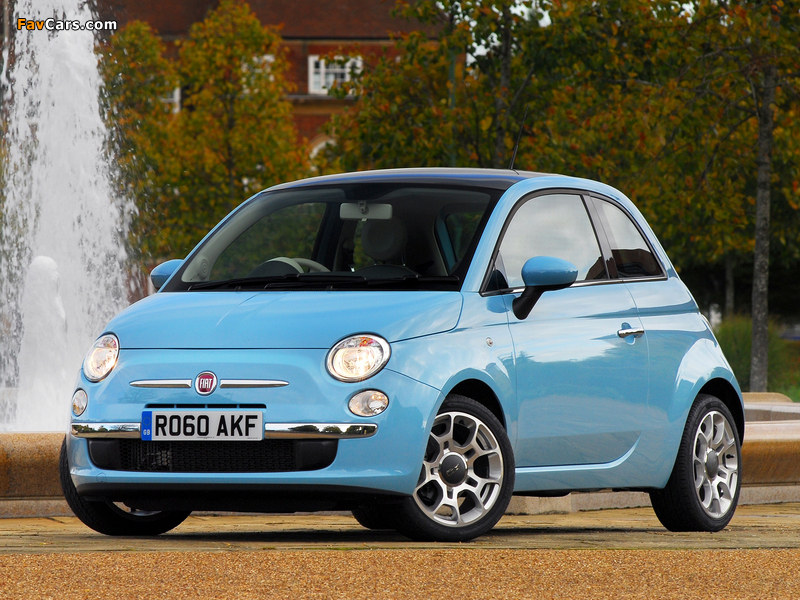 Fiat 500 TwinAir UK-spec 2010 images (800 x 600)